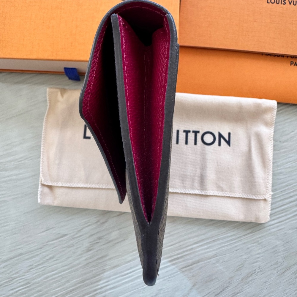 Louis Vuitton Monogram Jeanne Wallet in Fuschia - Picture 8 of 8